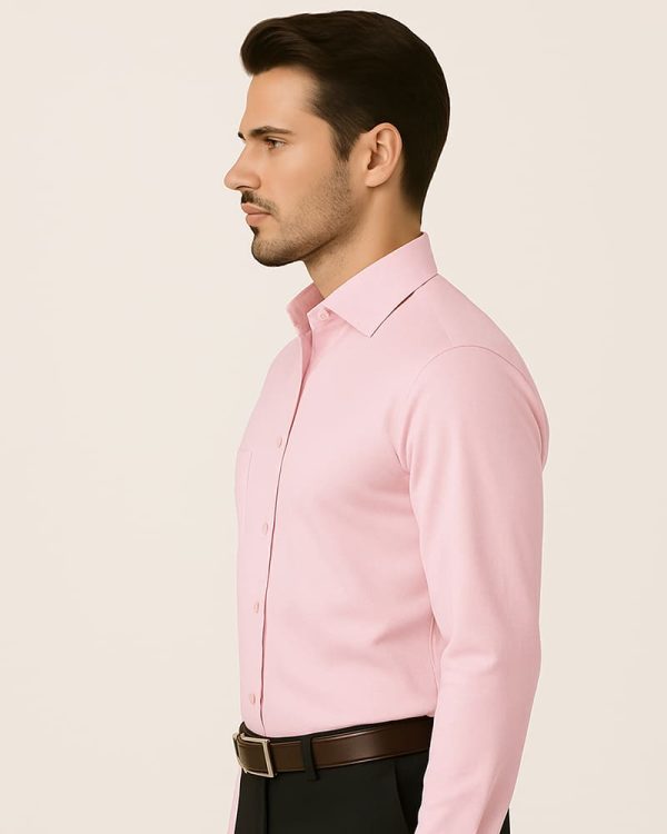 LIGHT PINK - Premium Kasturi Cotton Hybrid Shirt