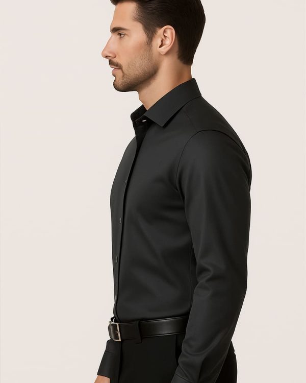 DARK GREY - Premium Kasturi Cotton Hybrid Shirt