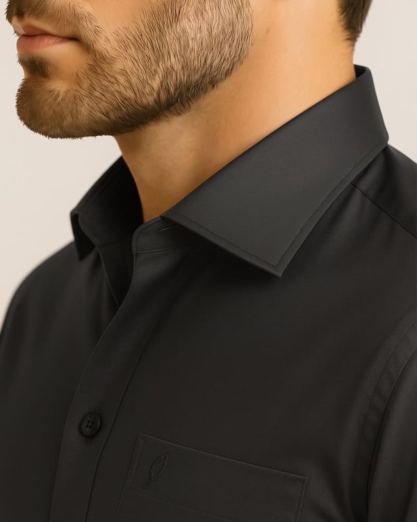 DARK GREY - Premium Kasturi Cotton Hybrid Shirt