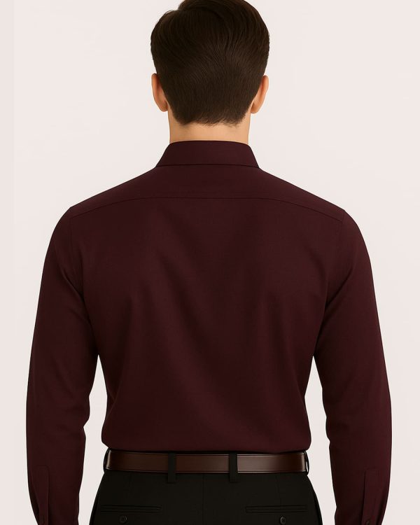 WINE - Premium Kasturi Cotton Hybrid Shirt